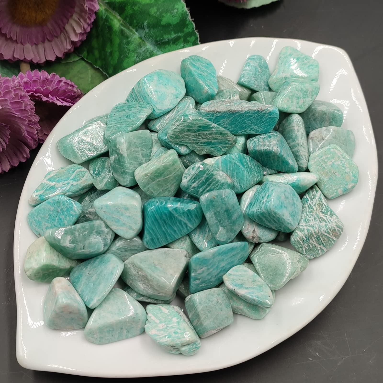 100 g di Ghiaia Naturale, Pietra preziosa di Cristallo, Decorazione for Acquario, 100 g di Massa Raccolta domiciliare