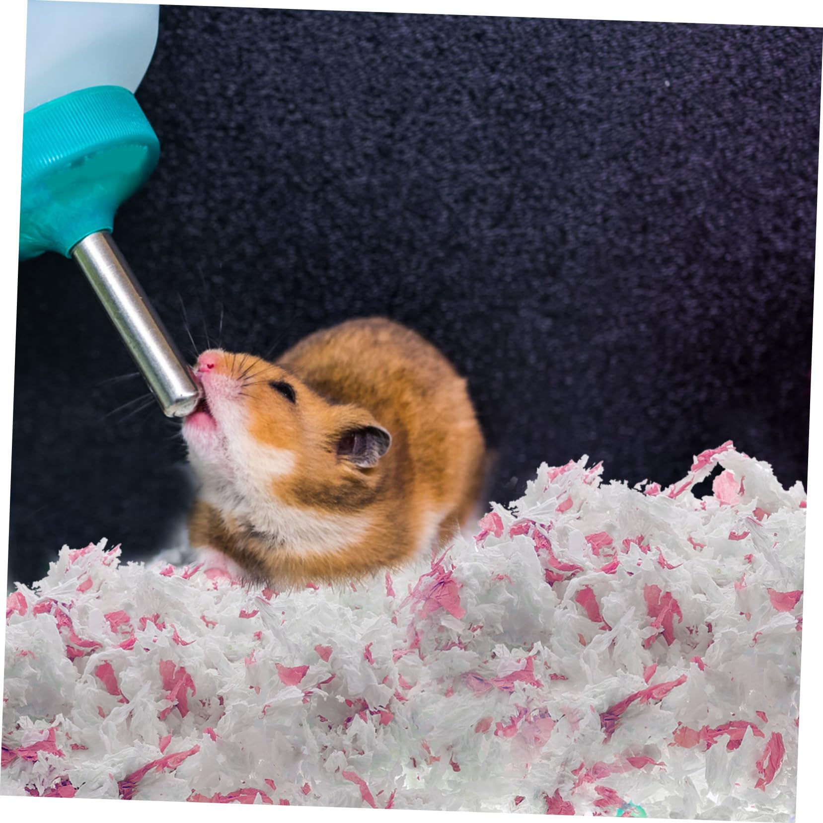 Lettiera in Carta Bianca 450g, Materiale da Nido per Gerbilli e Cincillà, Assorbe L’umidità e Mantiene Pulita la Gabbia per Animali Domestici
