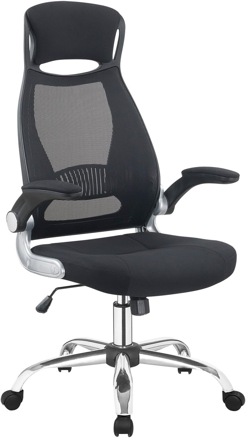 JUMEI Adjustable High Back Mesh Executive Desk Chair-Model Office Chair with Lumbar Support,Black