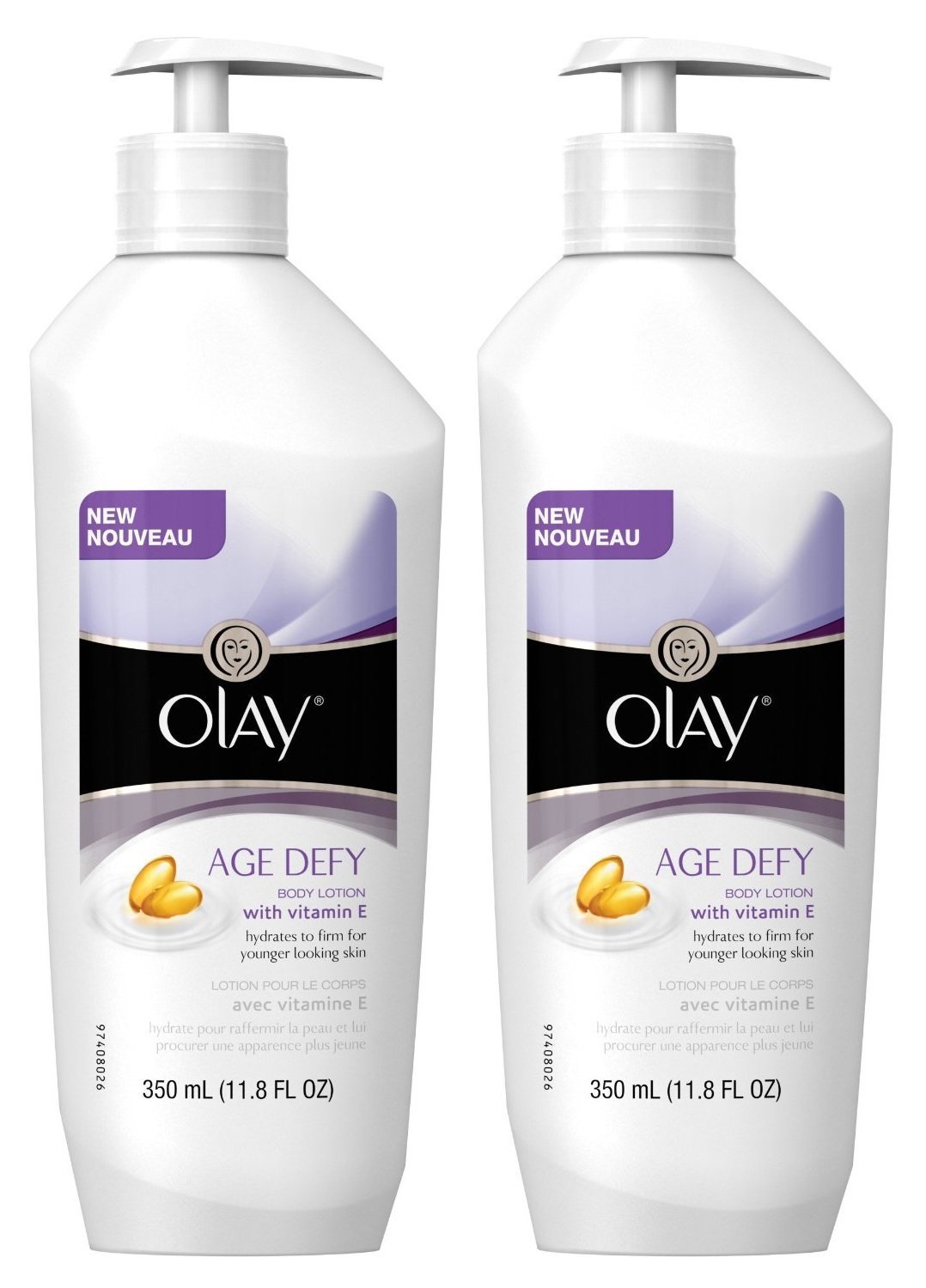 Olay Age Defy Body Lotion, 11.8 Ounce (Pack of 2)