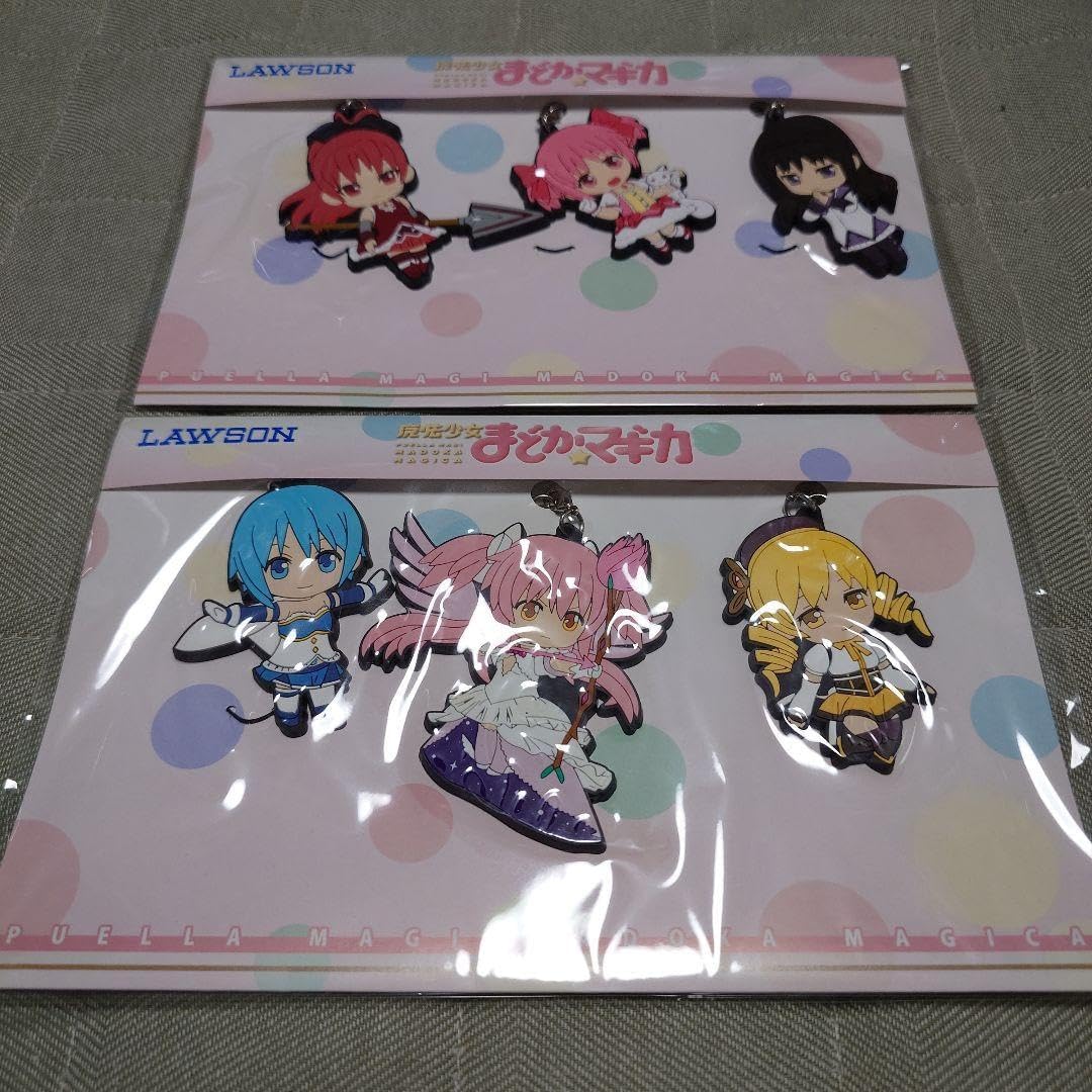 まどかマギカ ローソン限定ラバーストラップセット 魔法少女まどか