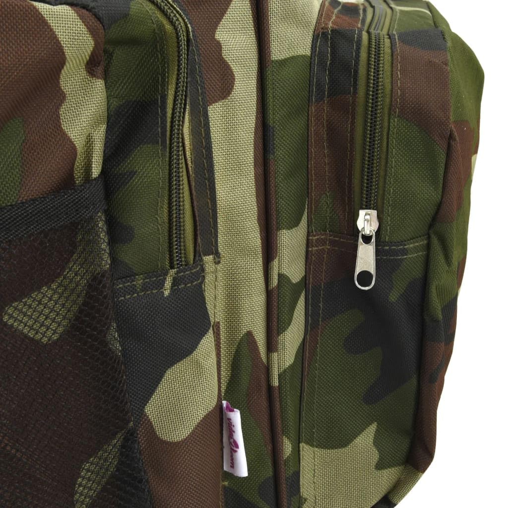 Sac de pêche 70 x 35 x 35 cm - Tissu Oxford 600D imperméable pour accessoires de pêche - Sac de transport - Camouflage vert, Vert 2, 84 x 35 x 35 cm, Moderne