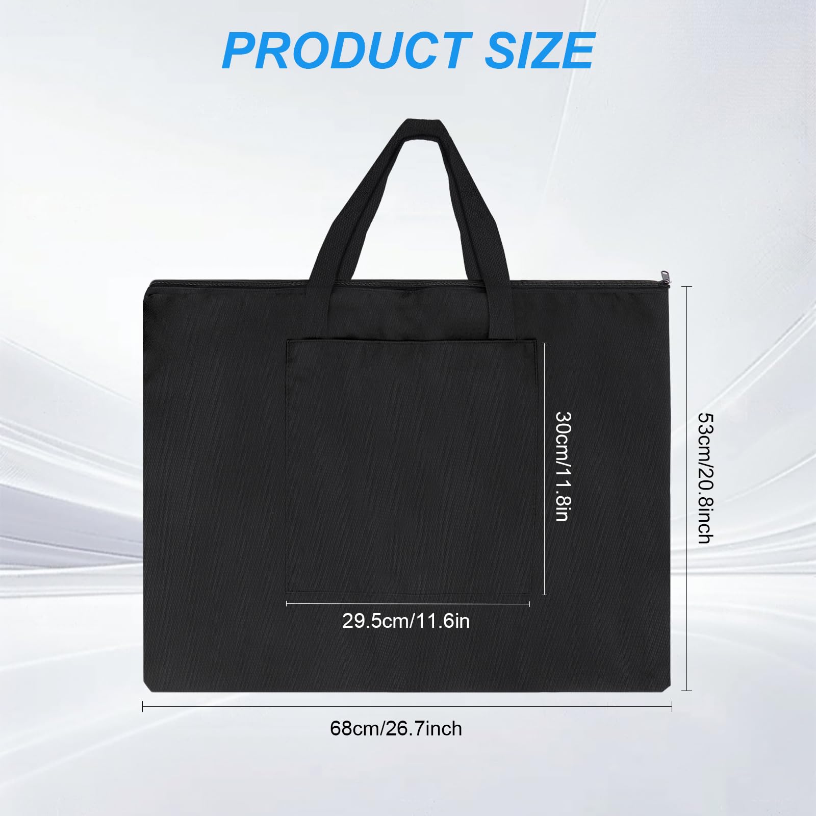 A2 Zeichenbrett Tasche Transporttasche Kunstmappe A2 Wasserdicht Leichte Portfolio Hülle Zeichenmappe Künstlermappe Zeichenmappen Tragetasche Aufbewahrung Multifunktional Zeichnungtasche