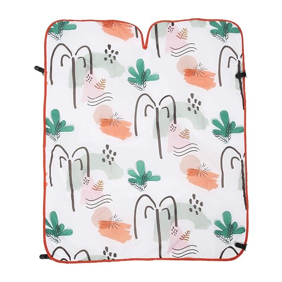 Baby Stroller Blanket, Washable Multi - Functional Lamb Wool Stroller Sleeping Bag, for Outdoor Baby Strollers Infant(Tropical. Seaside)