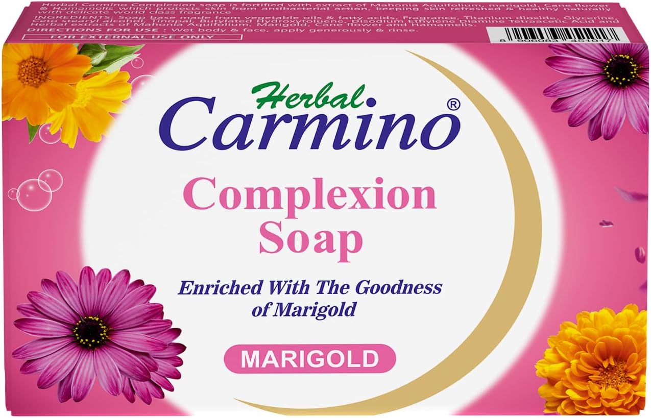 Carmino Comlexion Soap, 75G (Pack of 6)