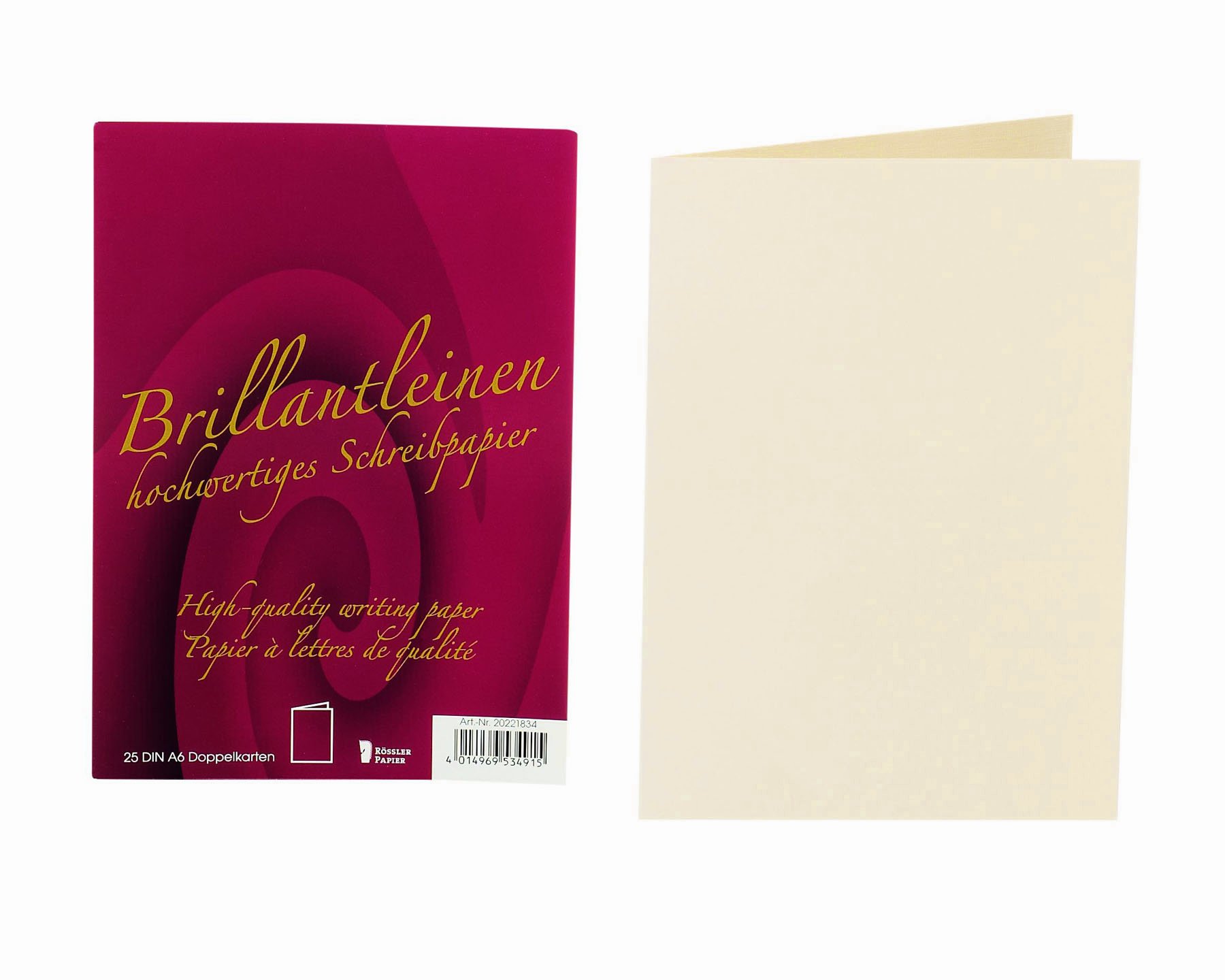 Herlitz Lot De 20 Cartes Postales Blanc