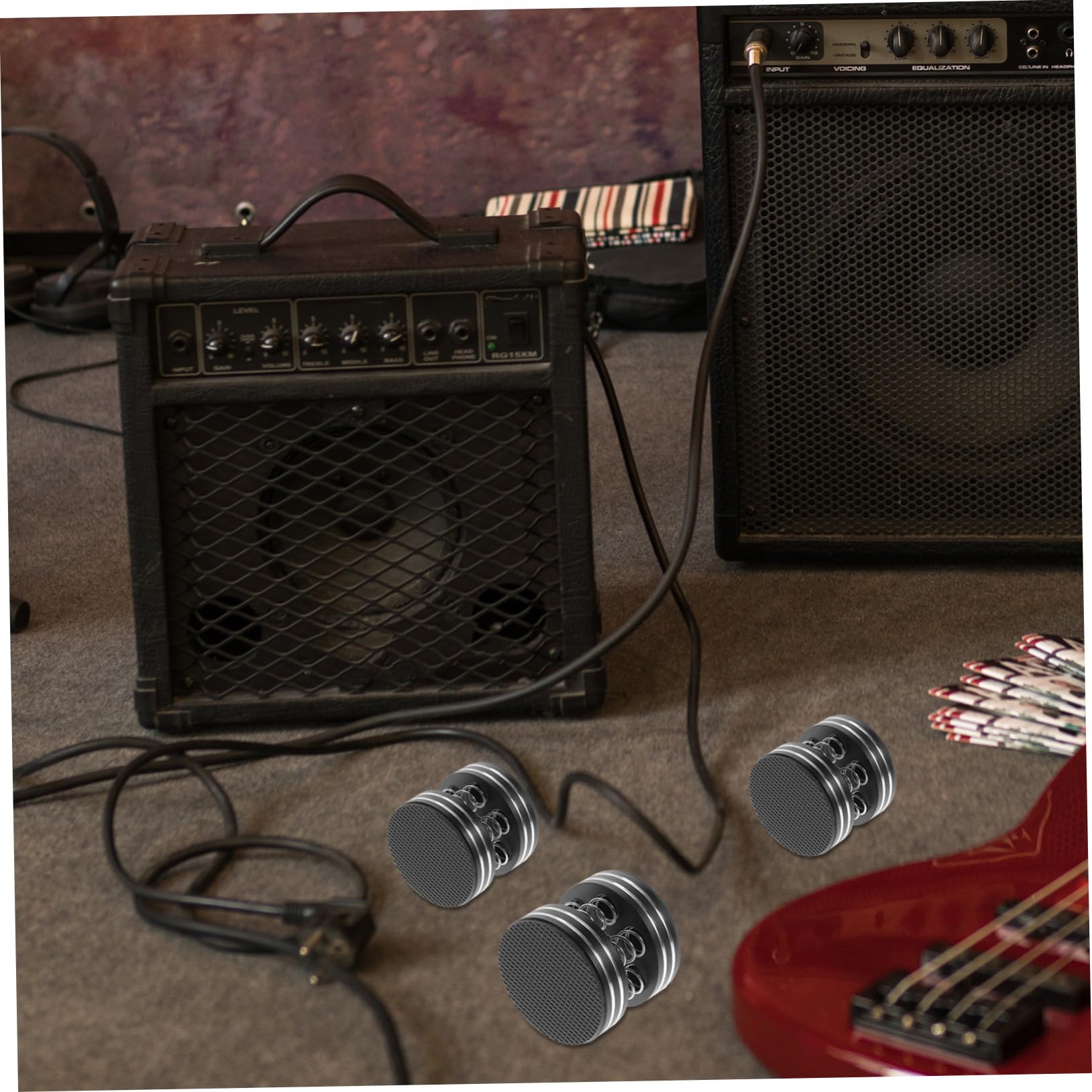 4 pezzi Piedini Isolanti per Altoparlanti con Molla in Supporti Antivibrazione per Subwoofer e Giradischi Base in Antiscivolo per Protezione Pavimento Hifi