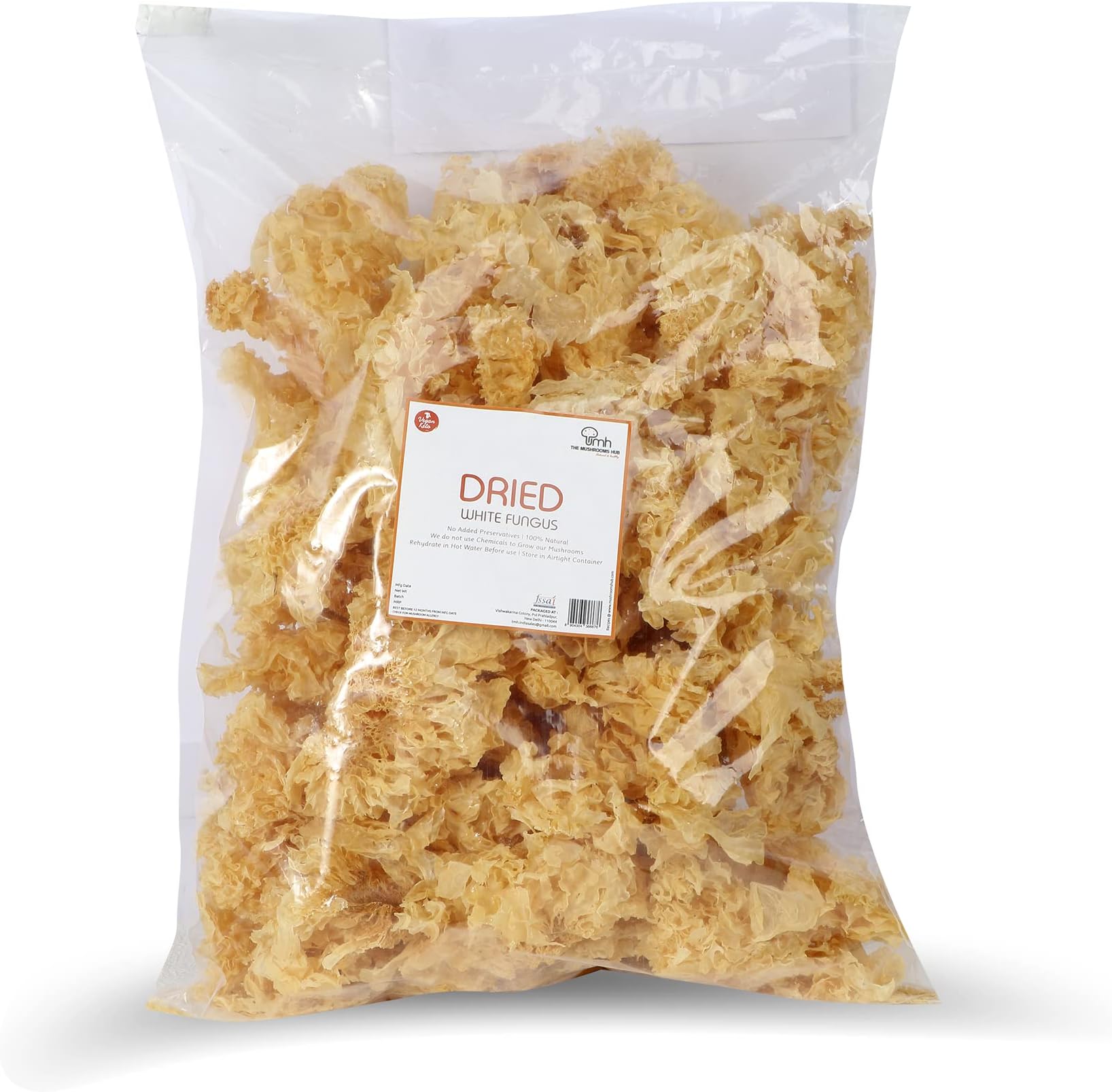 Dried Edible Snow Mushroom (250 Grams)