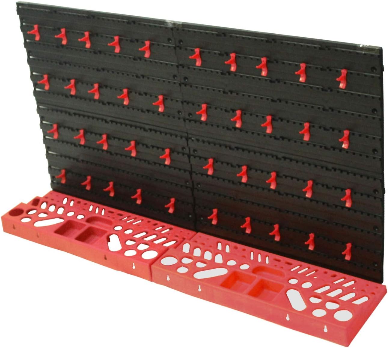 KCT 54 Pcs Wall Mount Hand Tool Organiser Garage Storage Shelves