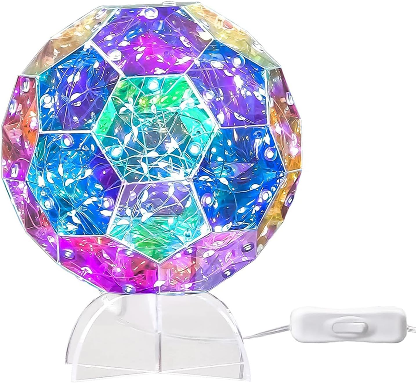 Dreamy Copr Wire Illnous Night Light Beside Lamp Ambient Ligng USB Orated Portable for Bedroom Living Room Study Room Birtay Party Holiday Present Gift