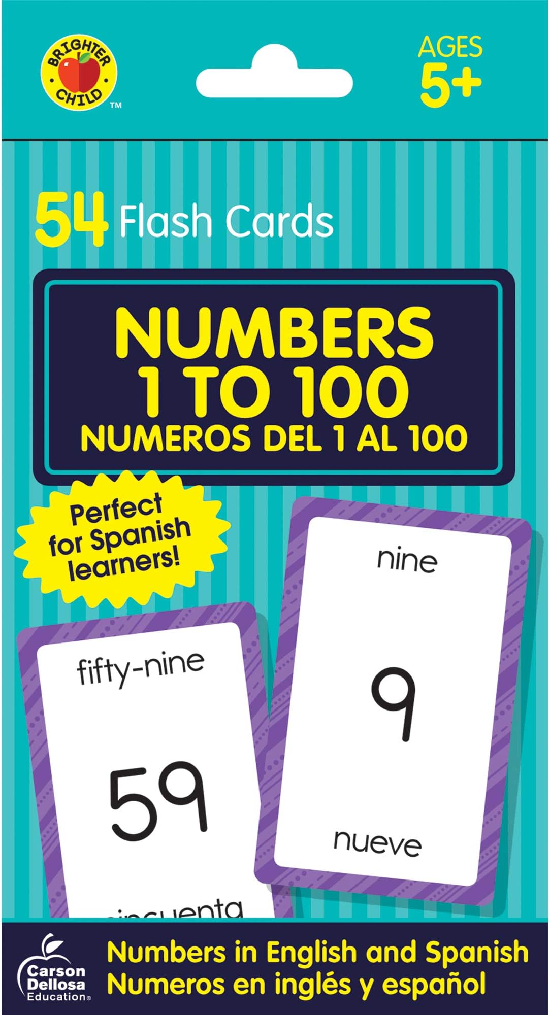 Numbers 1 to 100 Flash Cards