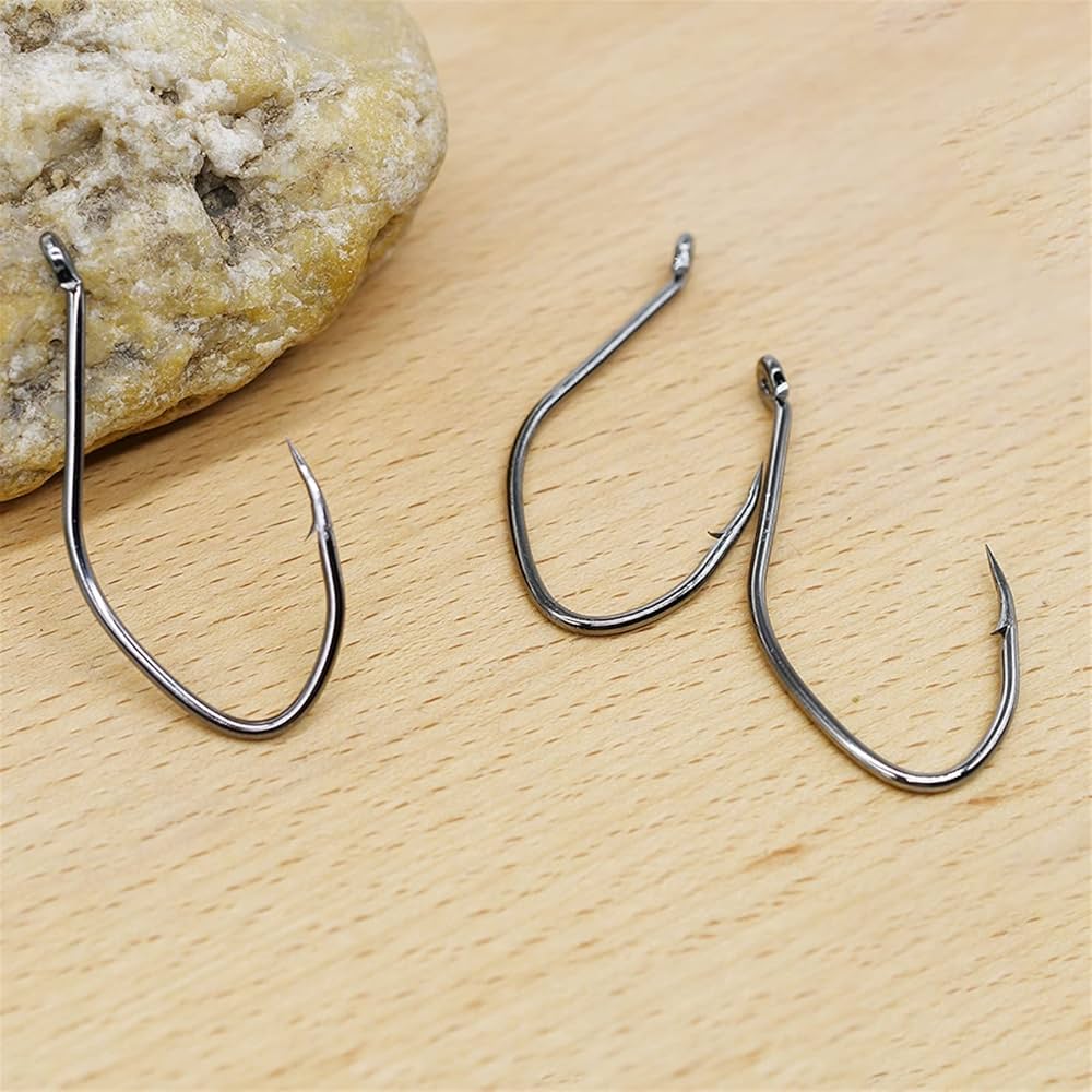 釣り針 Amazon | 釣り針 10 個ナマズフックビッグ川餌フックサイズ 5.5