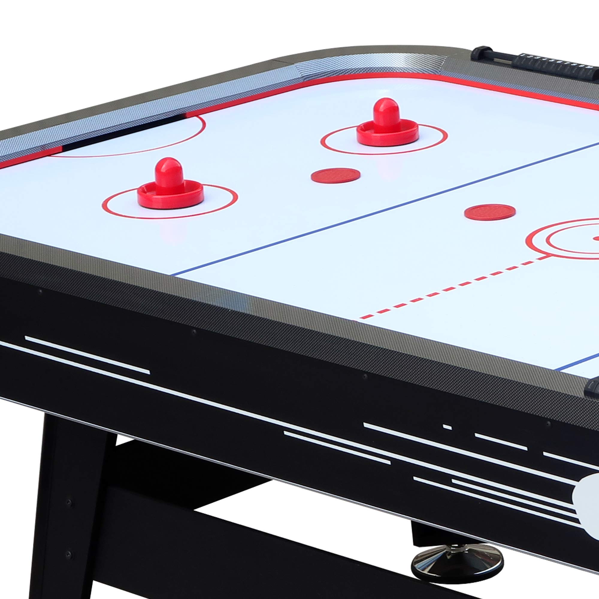 Cougar Super Scoop Mesa de Air Hockey 7ft | airhockey Table/Juego de Mesa Interior con Ventilador y Accesorios para ninos y Adultos