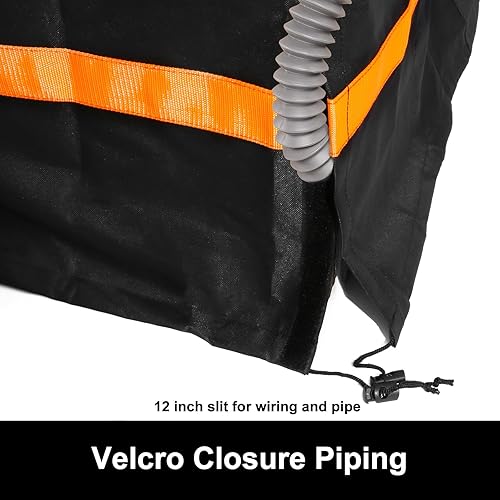 Miniatura 3 de Joyhalo Cubiertas de aire acondicionado para exteriores de tela Oxford 600D, cubierta impermeable para aire acondicionado, cubiertas de unidad de