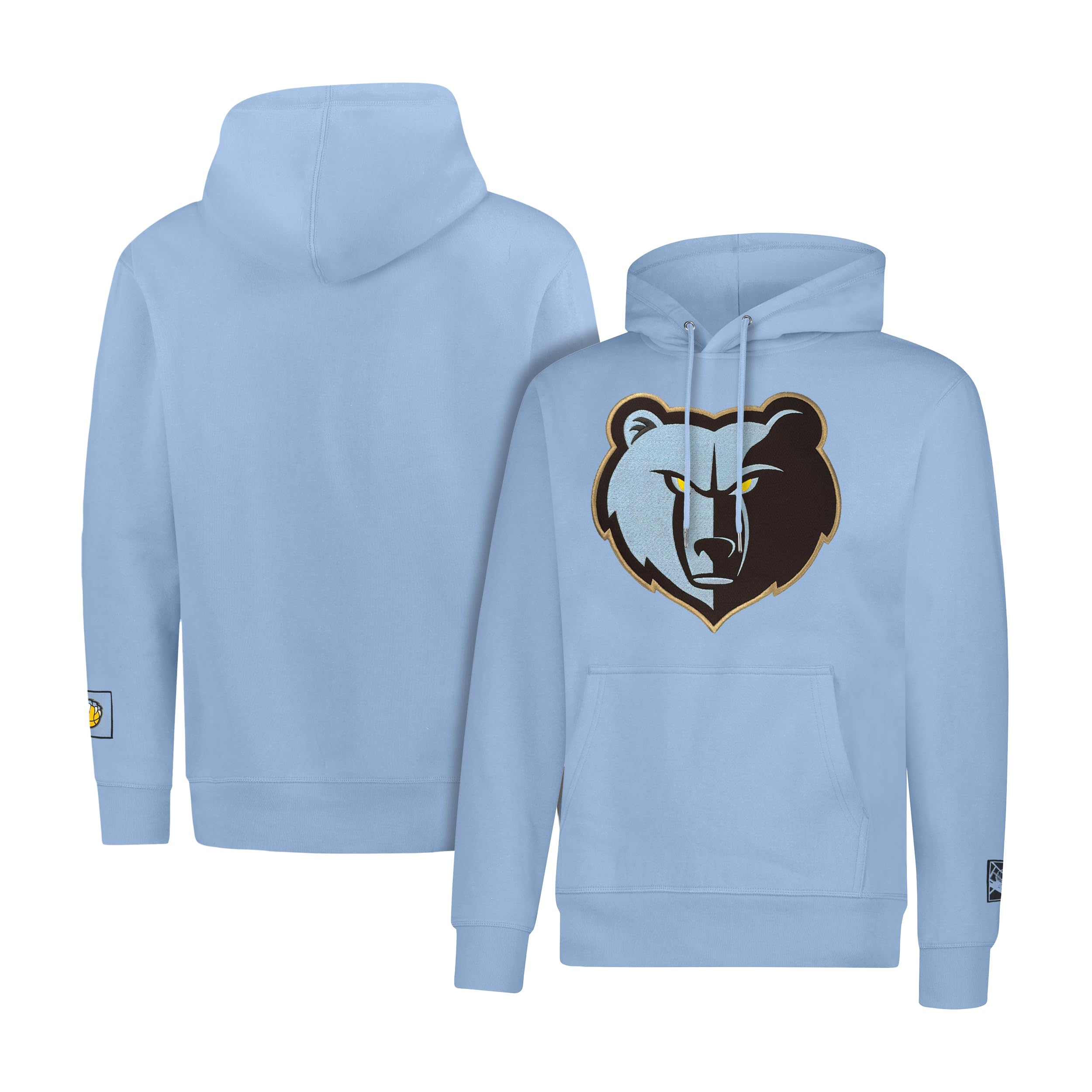 Ultra Game Sudadera con capucha bordada clásica oficial de la NBA para adultos, Memphis Grizzlies, color del equipo, talla S