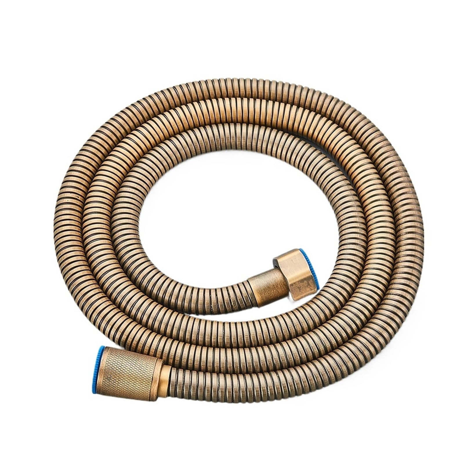Lyxygmv Antique Brass Shower Hose 1.5Mbathroom Replacement Hand Flexible Hose/Pipe Black Bronze Faucet Pipe For Bathroom Showers(Antique Brass)