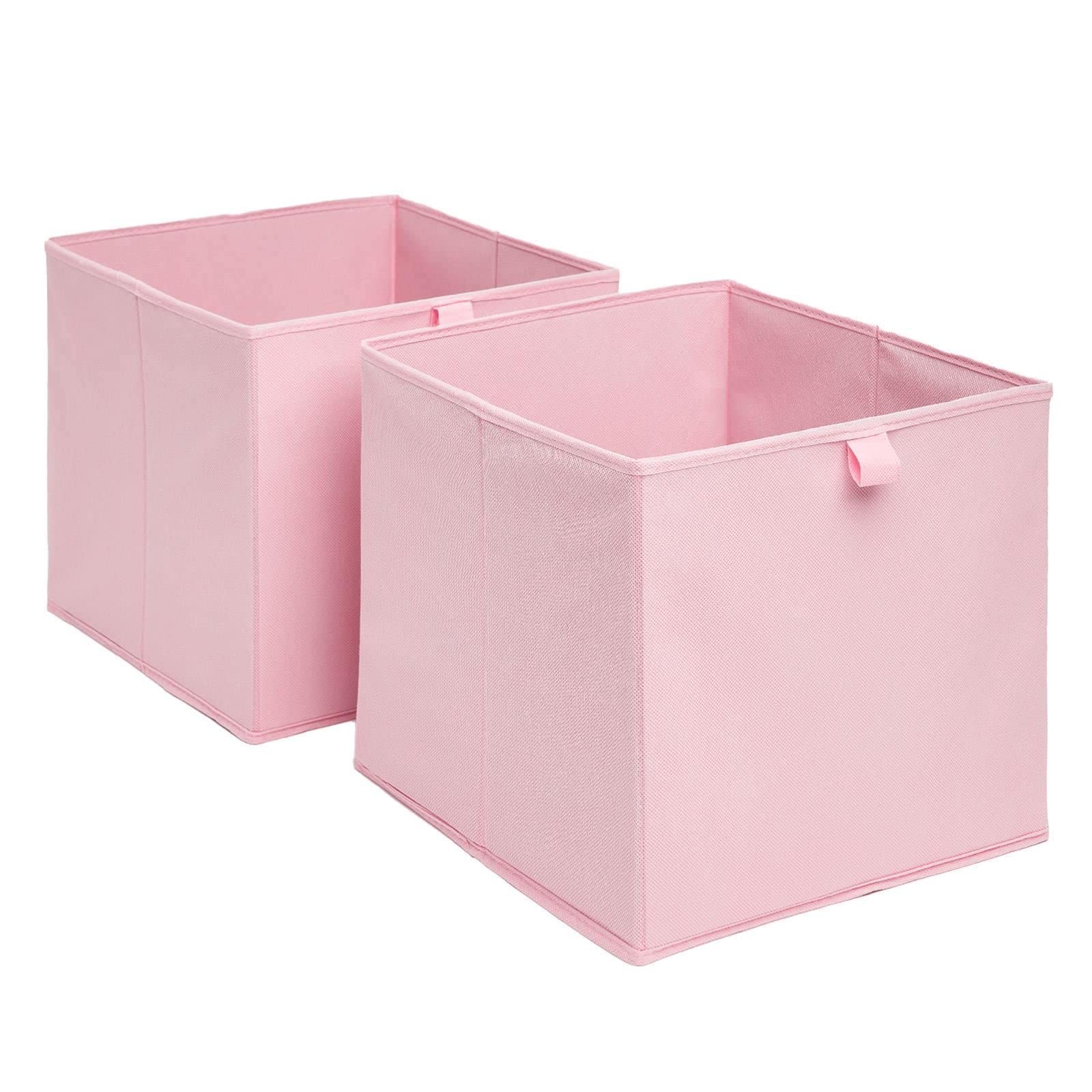 OHS Pair Of 2 Folding Storage Organiser Cube Home Laundry Box from B&Q