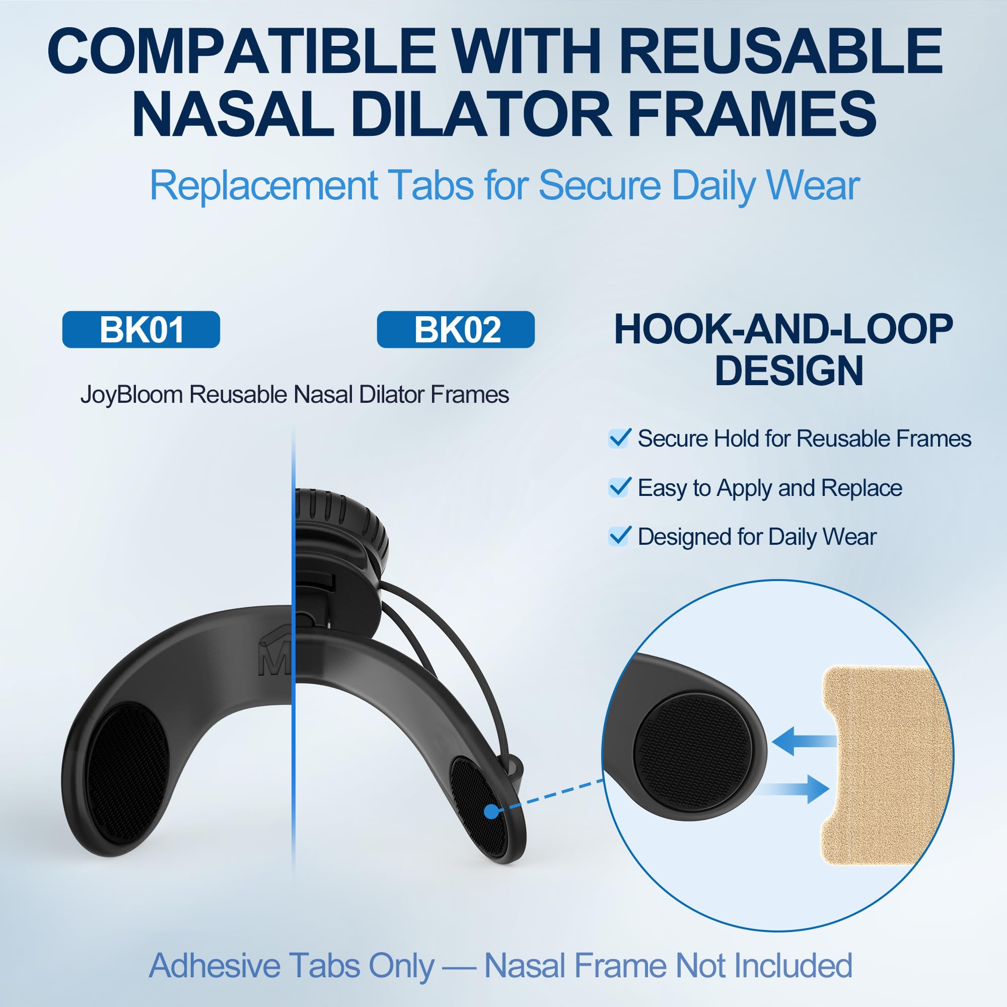 JoyBloom Nasal Strips Replacement Tabs (63 Count) for Breathing Support — Amazon image 2