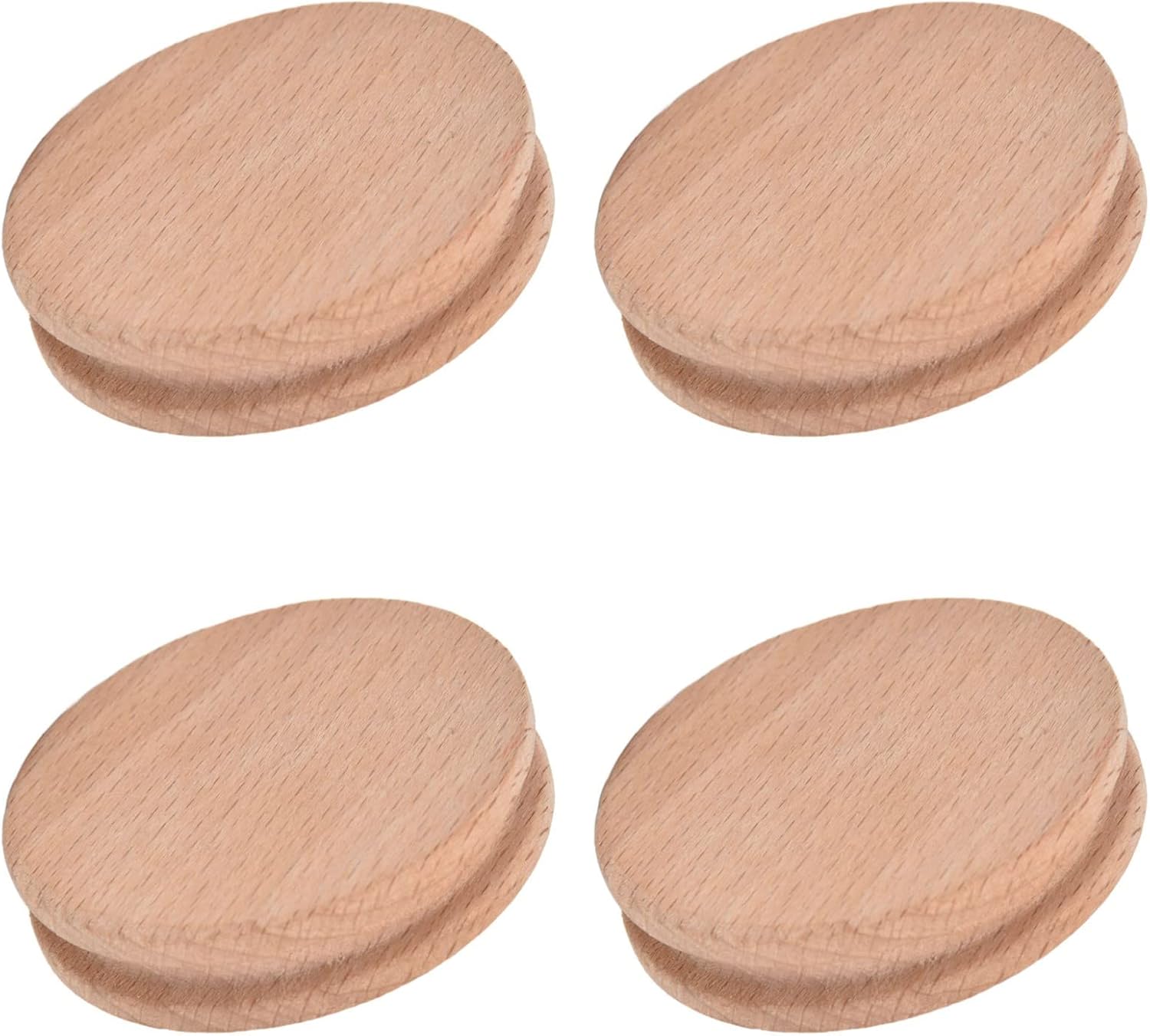 Kit Lucidatura Cuoio Oulensy Craft | 3 Pezzi In Legno Per Bordi Pelle | Slicker E Brunitoio Per Attrezzi Fai Da Te