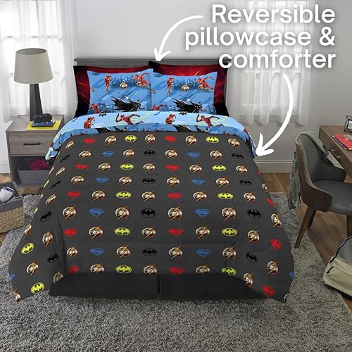 Miniatura 362 de Franco - Juego de edredón y sábanas supersuaves con funda, para niños, 7 piezas, tamaño matrimonial, Five Nights at Freddy's Cinco noches en Freddy's