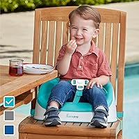 Vista 7 de Hiccapop ErgoBoost Asiento Elevador para Niños Pequeños para Mesa de Comedor, Silla Elevadora Antideslizante y Estable para Niños Pequeños Comiendo