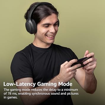 TOZO HA1 70H Over Ear Wireless Headphones Bluetooth 5.4 Foldable Headset