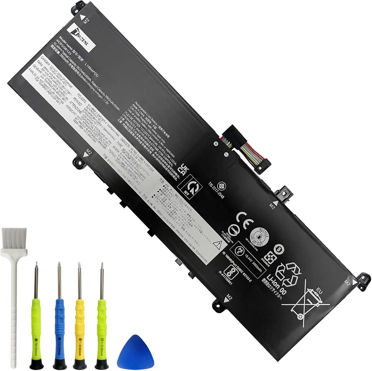 L19M4PDD L19C4PDD L19D4PDD Laptop Battery Replacement for Lenovo ThinkBook 13S G2 are 20WC ITL 20V9 G3 ACN 20YA ThinkBook 14S G2 ITL 20VA Series 5B10Z37621 5B10Z37617 5B10Z37618 SB10Z37619