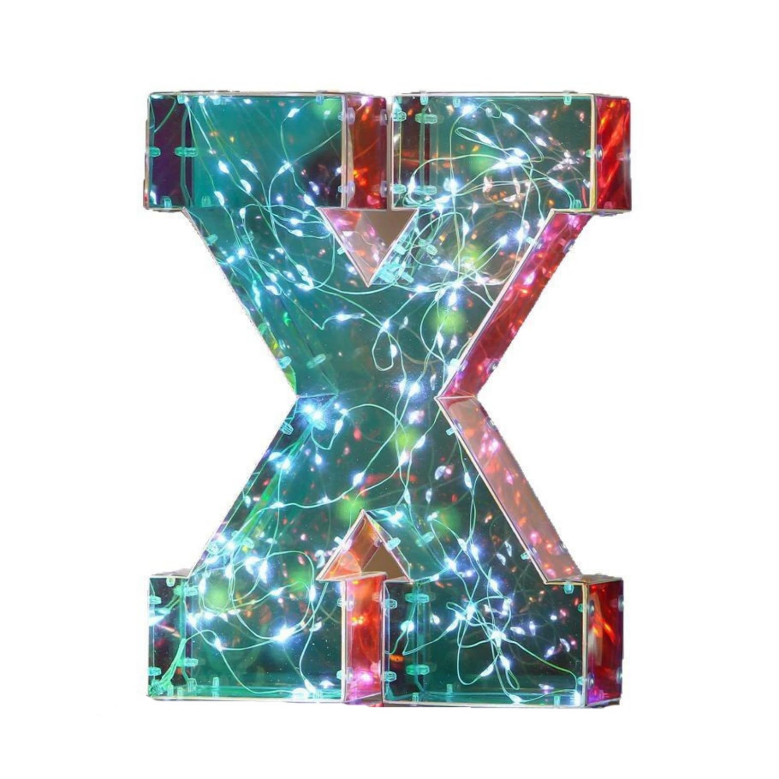 LED Marquee Letter Lights Light Up Letters Glitter Alphabet Letter Sign Battery Powered for Night Light Birthday Party Wedding Girls Gifts Home Bar Christmas Decoration with USB