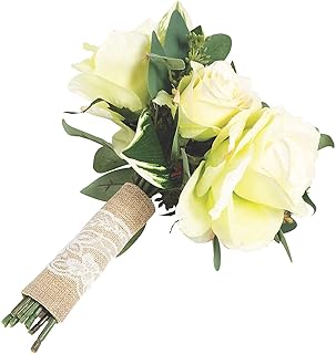 Burlap & Lace Wedding Bouquet Wrap - Crafts for Kids and Fun Home Activities