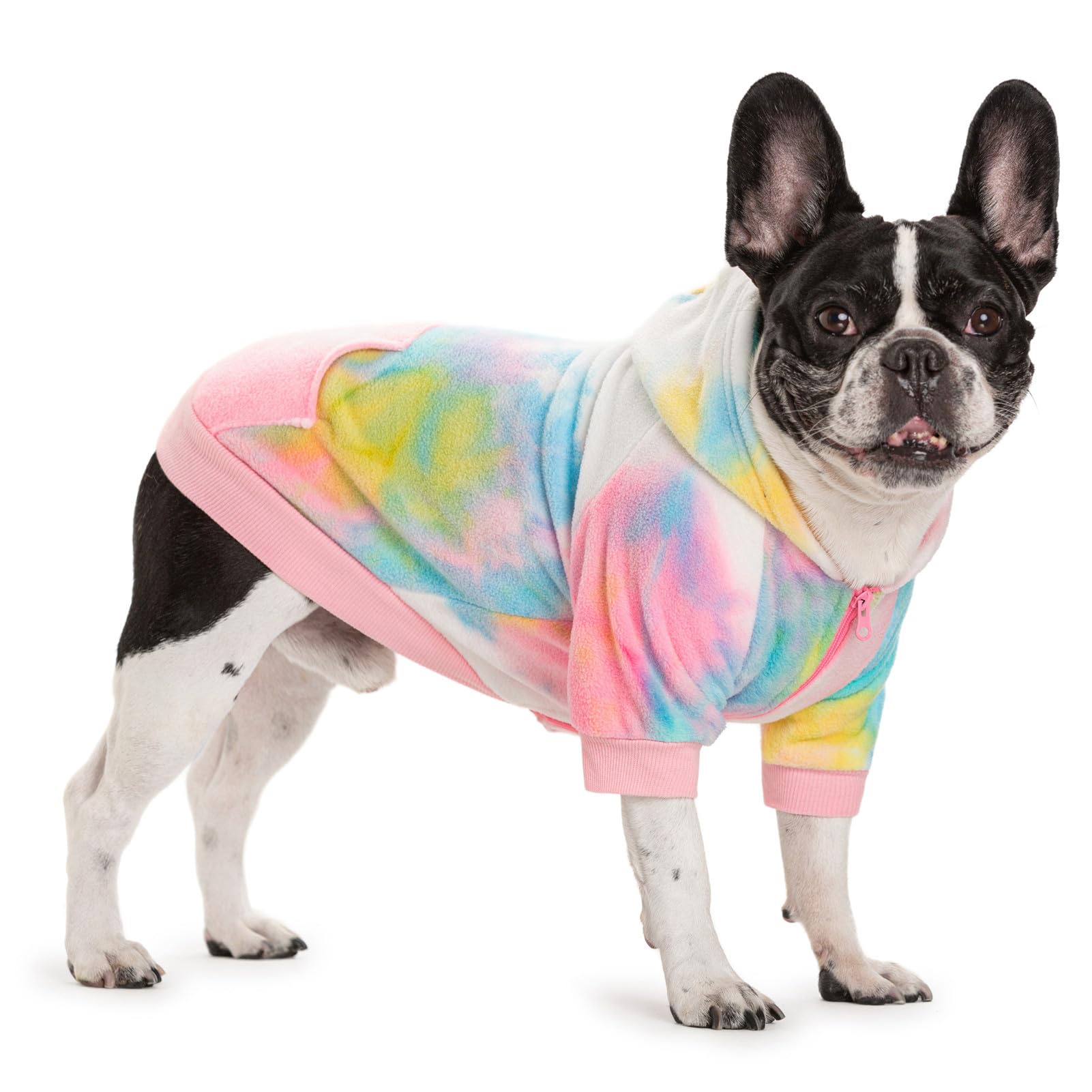 French Bulldog Clothes Dog Hoodie Sweatshirts with Pockets for Small Dogs Puppy Chihuahua Coat Clothing Pet Cat Hoodie Fleece Dog Sweaters Costume