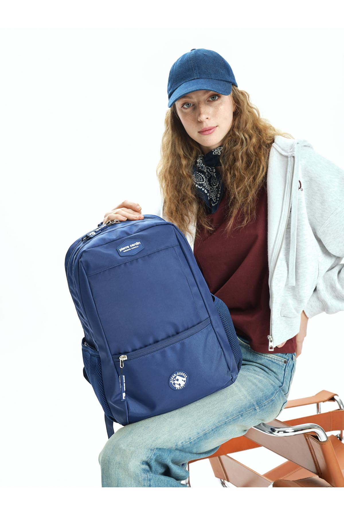 Pierre Cardin Unisex Okul Çanta Seti Pcset07Pc100207-Mavi,Mavi Tek Ebat
