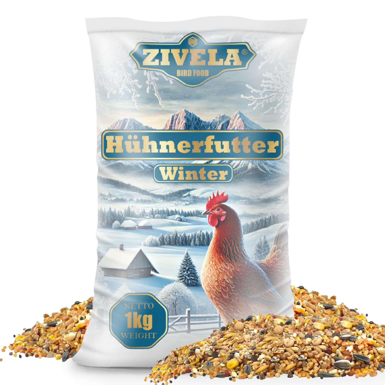 ZIVELA Nourriture Pour Poulets 3 Kg Graines De Volaille Nourriture Pour