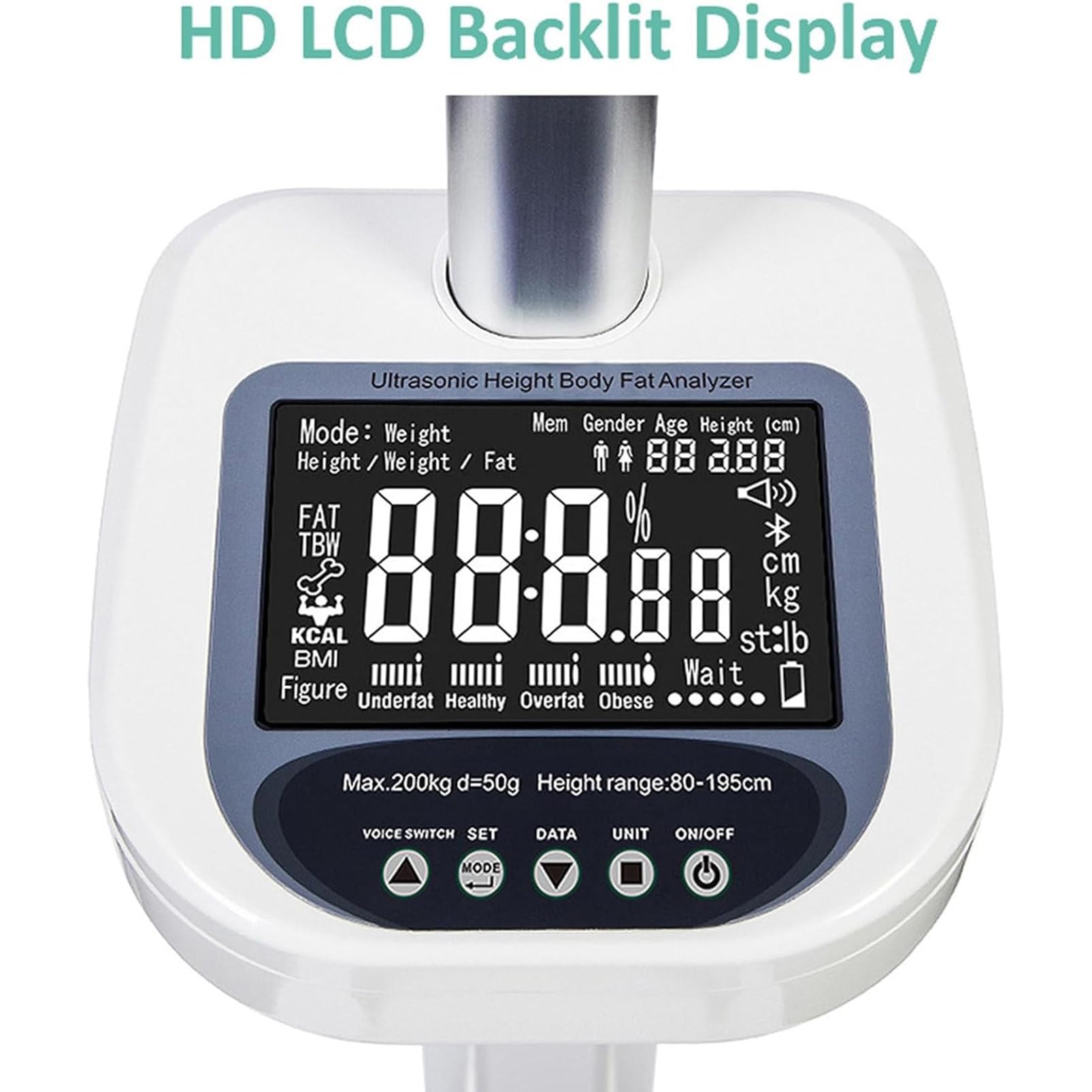 Báscula De Peso Corporal, Báscula Digital Profesional Para Médico, Báscula Digital De Altura Ultrasónica Con Báscula De Gimnasio De Composición Muscular Bluetooth, Para Instituciones Médicas