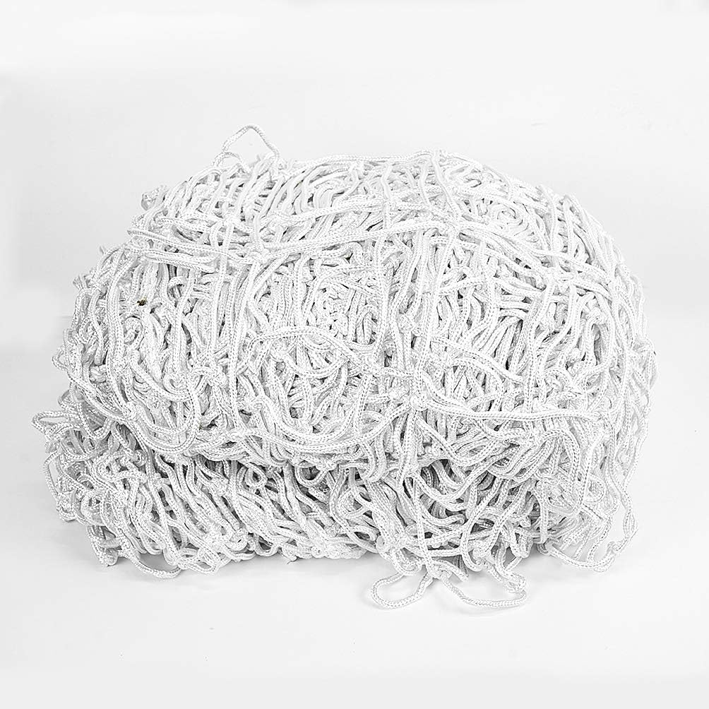 Aoneky - Red de portería de fútbol de 4 mm, 10 lbs por red – 24 x 8 pies – Repuesto de red de tamaño completo – no incluye postes
