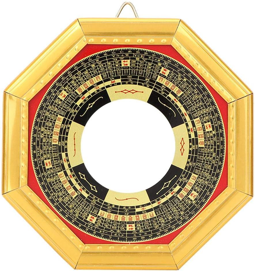 Tyenaza Traditional Chinese Feng Shui Concave, Bagua Mirror for Home Business Lucky Protection Against Harmful Special(Concave Mirror)
