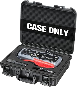 Hard Case for NOCO Boost X GBX155 - Portable Car Battery Jump Starter Hard Shell Case Waterproof Travel Carrying Storage Box for NOCO Boost X GBX155 UltraSafe Jump Starter - Highway Travel Black
