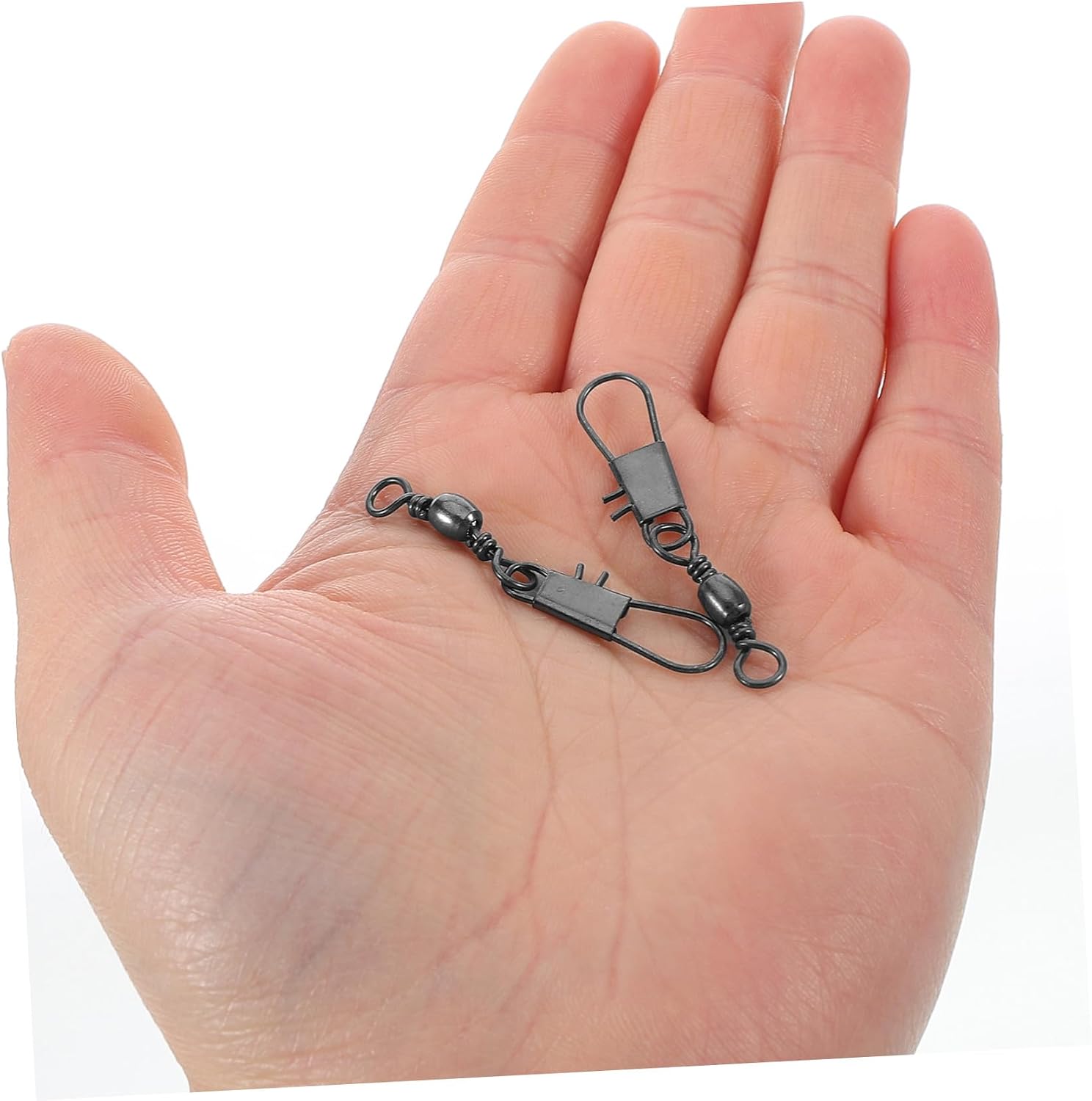 6pcs Small Metal Kite Bearing Connector Hooks Heavy Duty Spool Attachment for Easy Installation Portable Kite Reel Parts Accessories