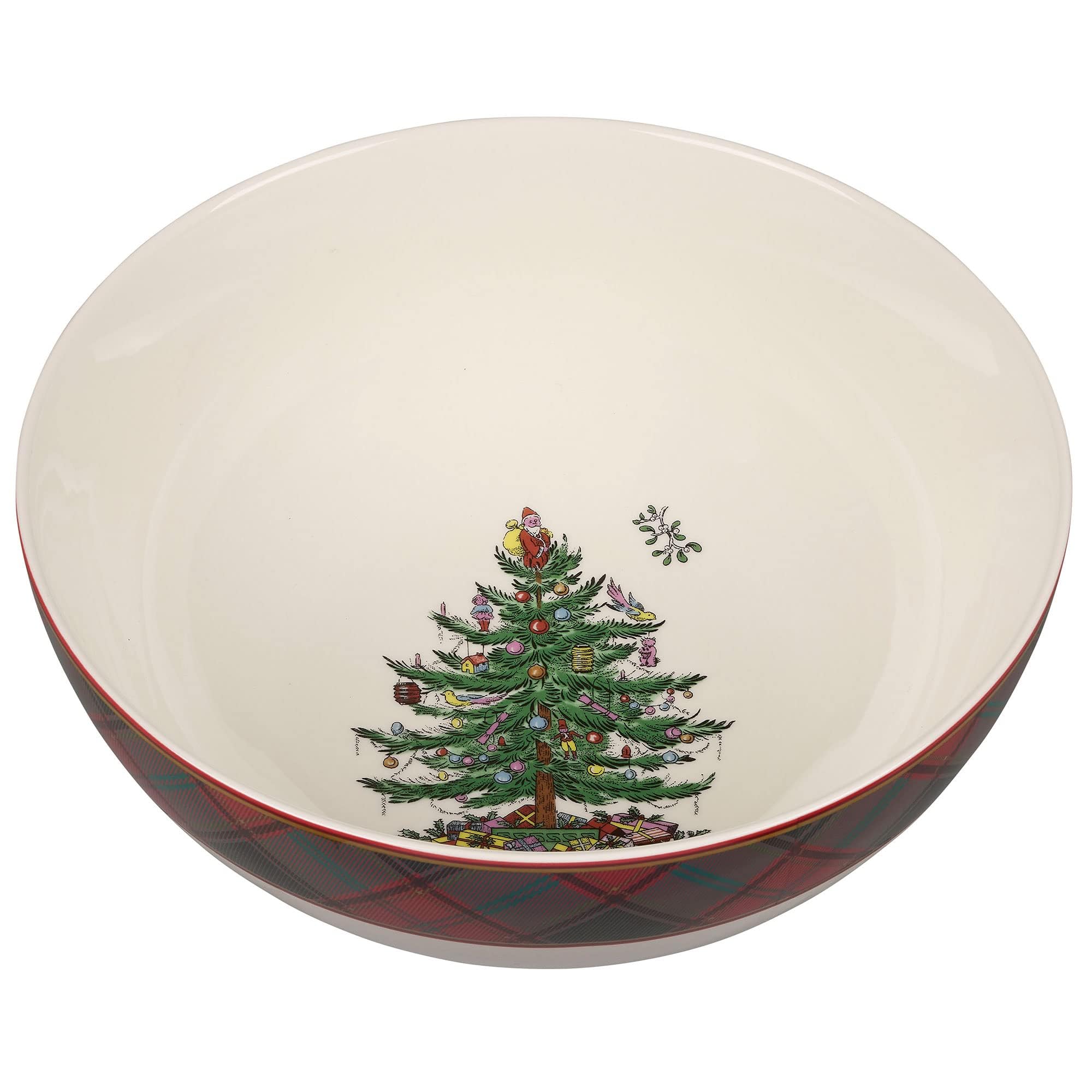 Amazon.com | Spode Christmas Tree 10-Inch Salad Bowl - Porcelain