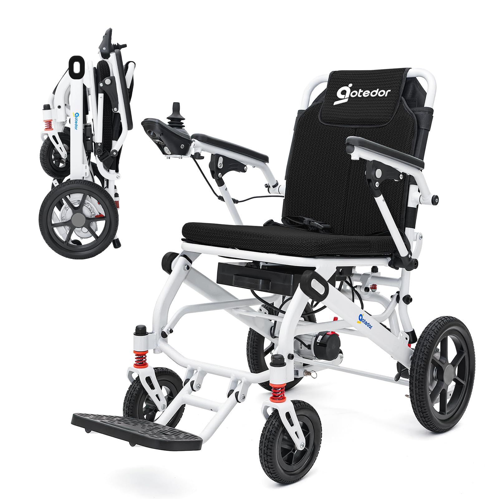 Aotedor Electric Wheelchairs for Adults,39Lbs Lightweight Power Wheelchair