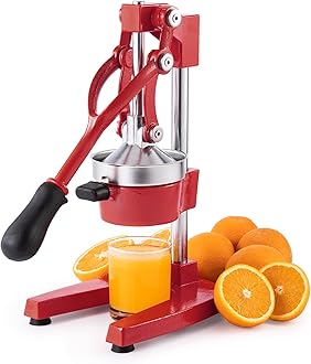 CO-Z Commercial Grade Citrus Juicer Professional Hand Press Manual Fruit Juicer Metal Juice Squeezer Heavy Duty Orange Juicer Citrus Orange Lemon Lime Pomegranate