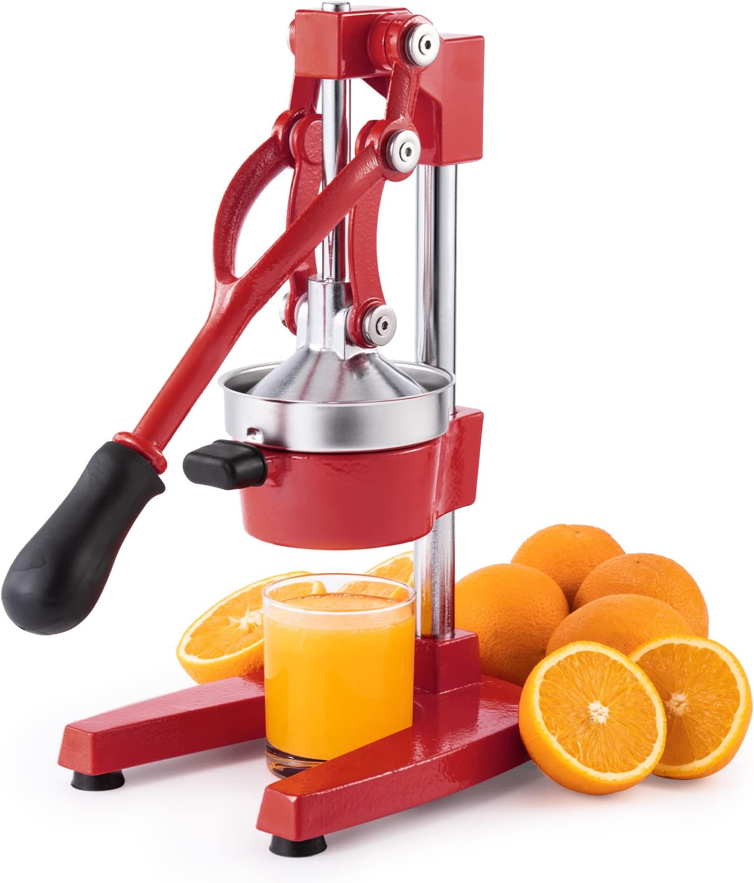 CO-Z Commercial Grade Citrus Juicer Professional Hand Press Manual Fruit Juicer Metal Juice Squeezer Heavy Duty Orange Juicer Citrus Orange Lemon Lime Pomegranate