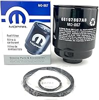 Genuine Mopar 68197867AB Fuel/Water Separator Filter Kit - OEM Replacement for Chrysler Dodge Jeep