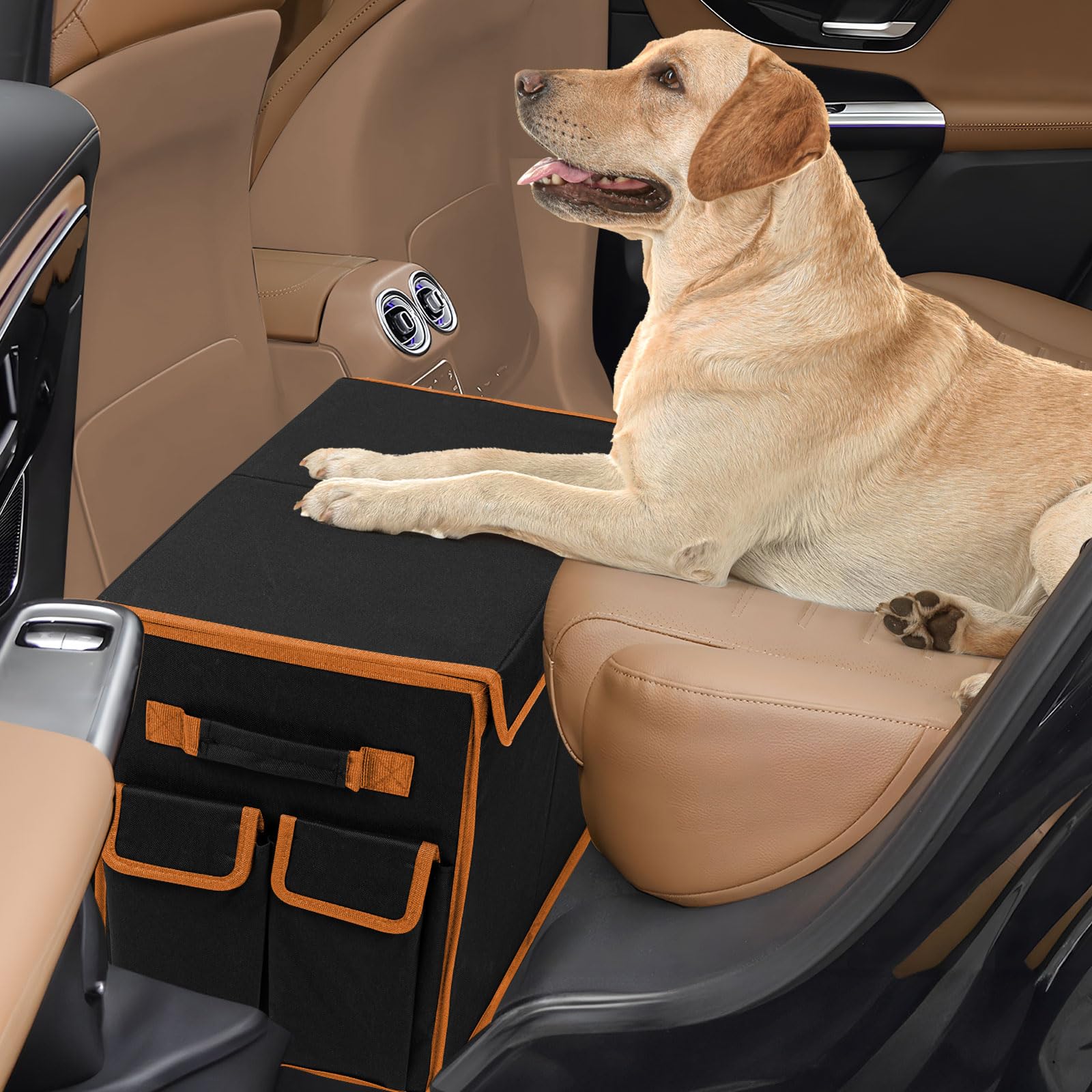 Amazon.com : Back Seat Extender for Dogs up to 200lbs, Backseat