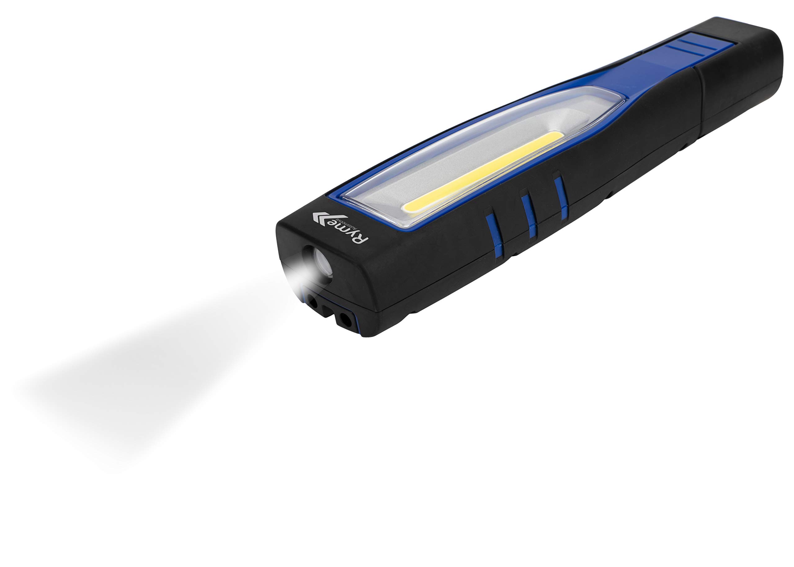 Ryme Automotive Lámpara LED Profesional Recargable MAX PRO 700 lumens Portátil linterna con base magnética LED COB