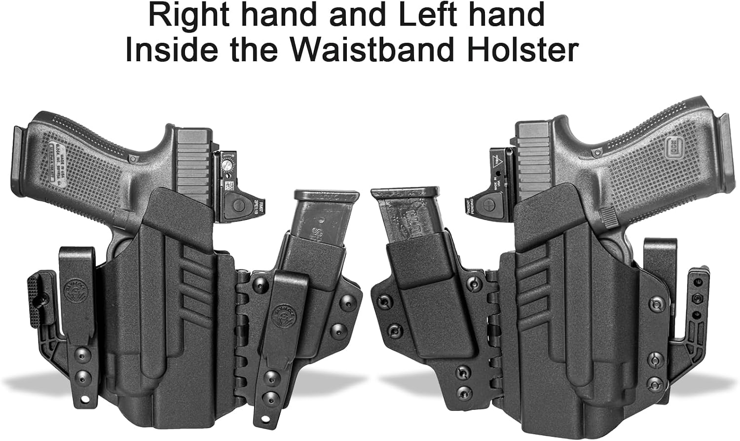 Holster fits G19+Magazine Holster with TLR7/8 gunlight