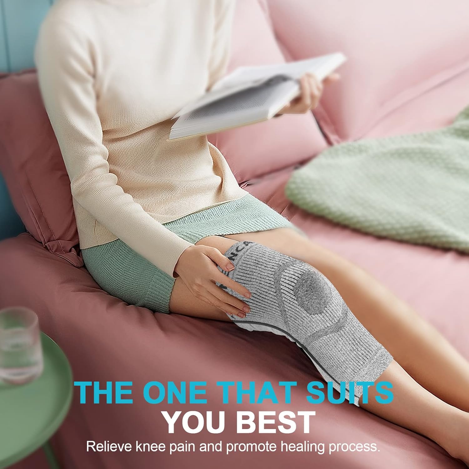 NEENCA Knee Sleeve – Knee Braces for Knee Pain, Joint Pain Relief, Swelling, Inflammation Relief, and Circulation, Knee Support for Women and Men - Image 6