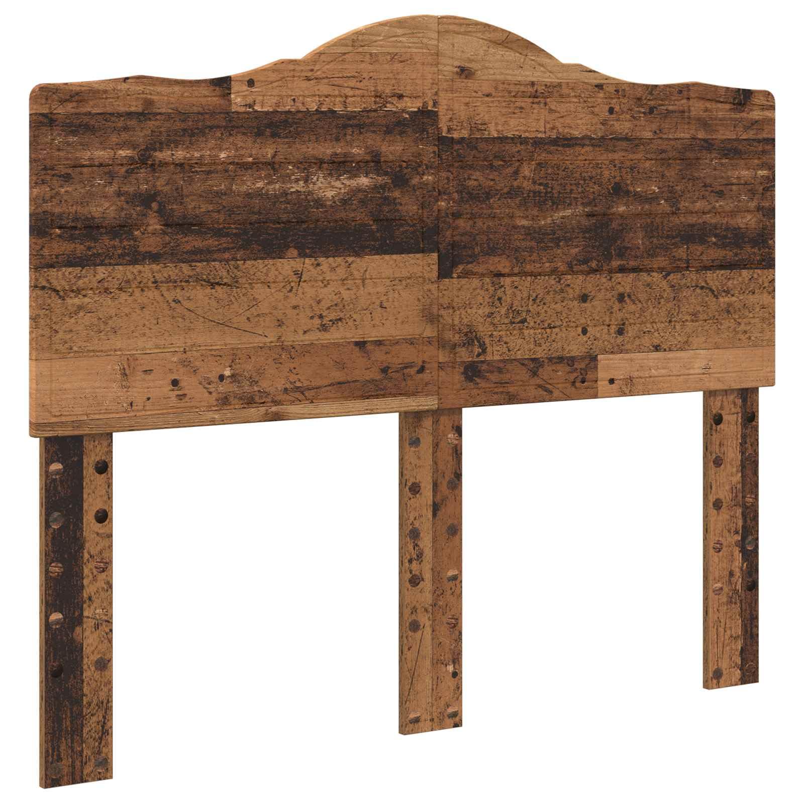 vidaXL Estructura de Cama con cabecera Madera Vieja 120 x 190 cm