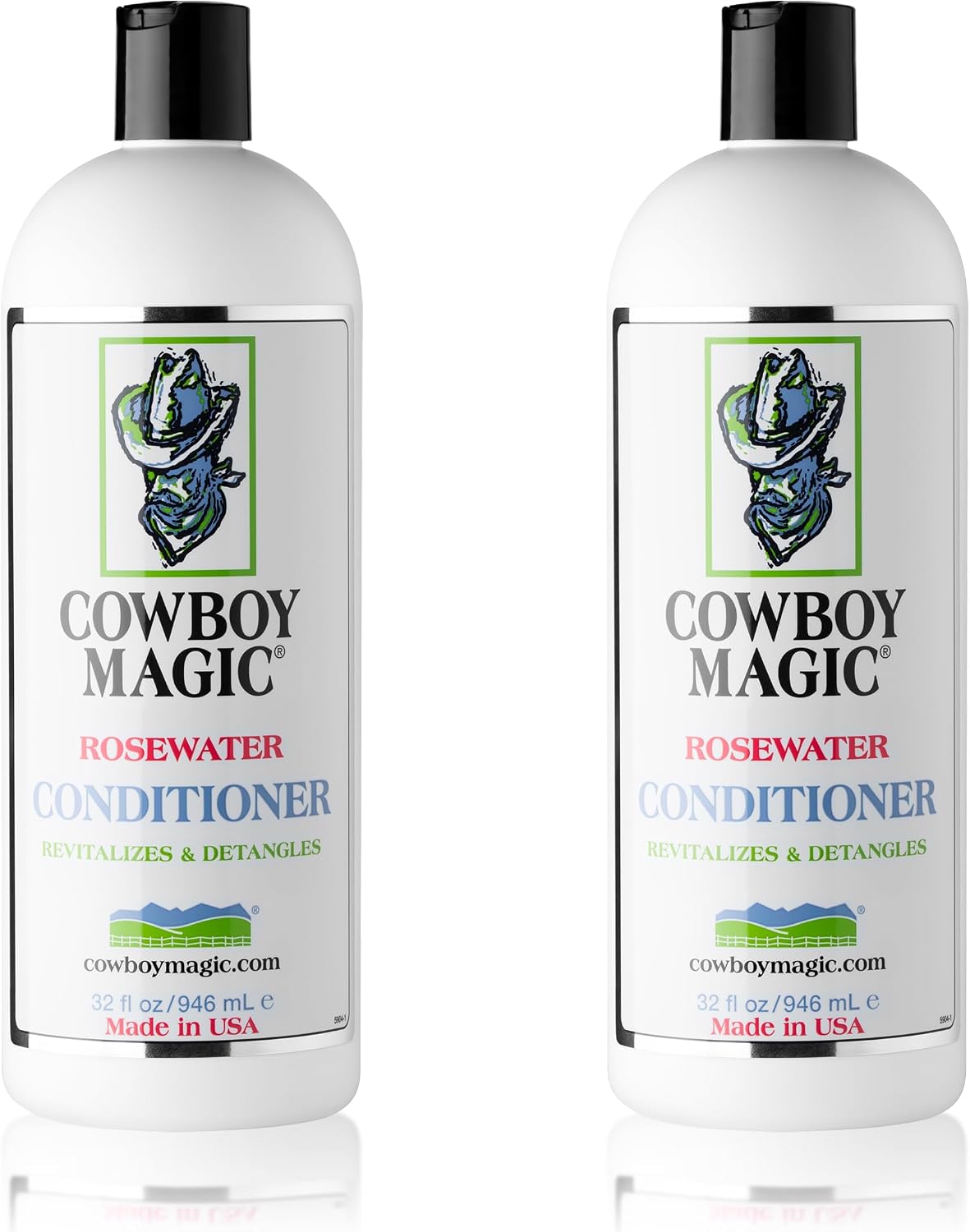 (2 Pack) Cowboy Magic Grooming Demineralizer Conditioner
