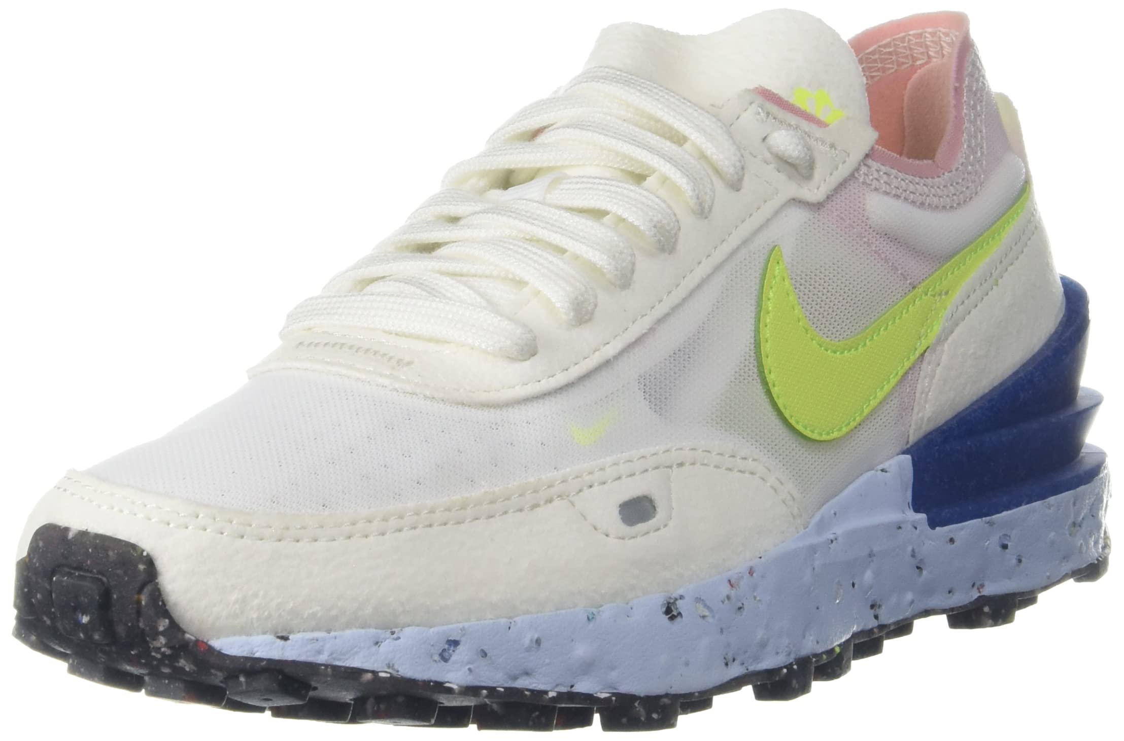 Nike Womens Waffle One Crater Se Nn Summit White/Volt-Chambray Blue Running Shoe - 4.5 UK (DJ9640-100) (B0B1DWLBF5) Amazon Price History, Amazon Price Tracker