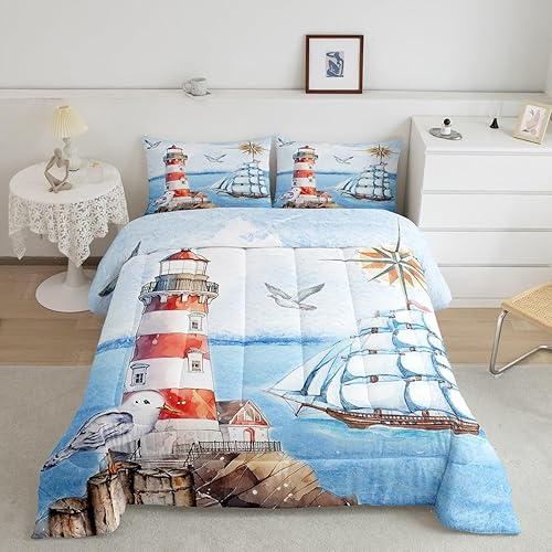 Miniatura 9 de Castle Fairy Juego de edredón rústico de granja tamaño individual, ropa de cama de 2 piezas para niños, niñas, niños y adultos, decoración de